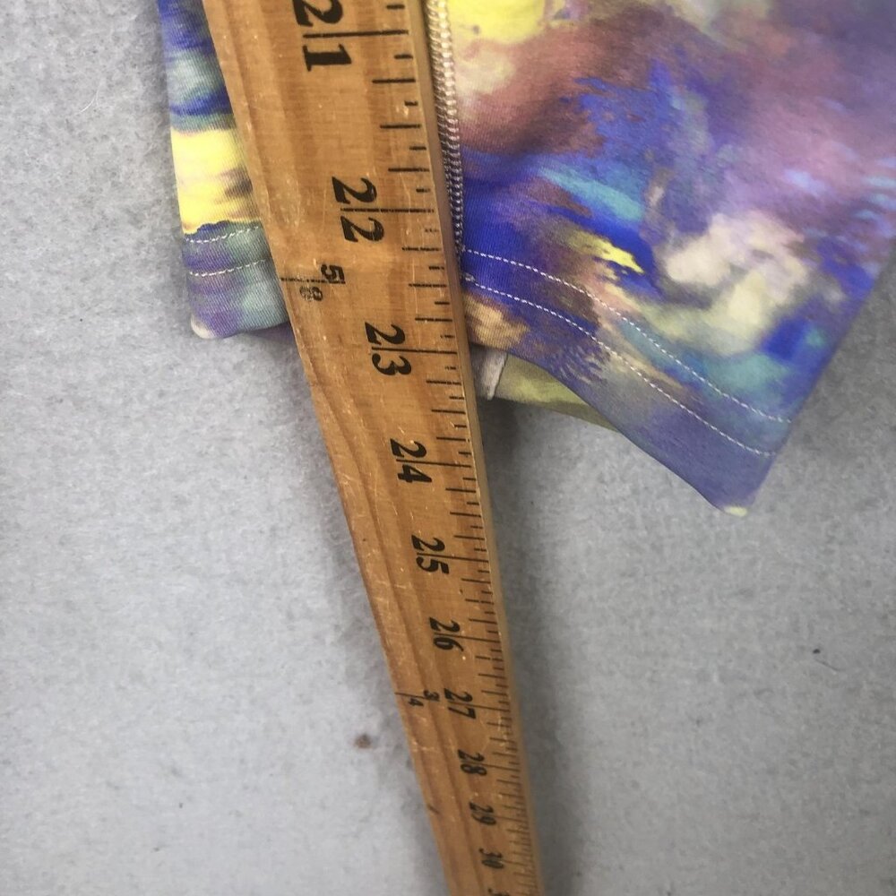 Lululemon Leggings Womens 6 Multicolor Tie Dye Cropped Zip Pockets Athleisure - Picture 6 of 16